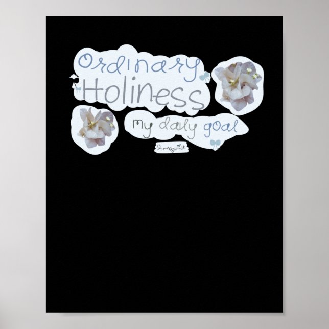 Ordinäre Heiligkeit Poster (Vorne)