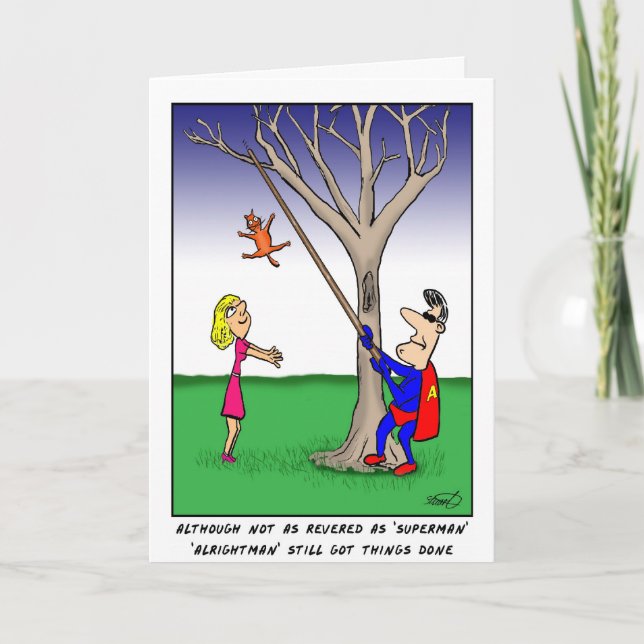 Ordinary Superhero - Father's Day Card. Karte (Vorderseite)