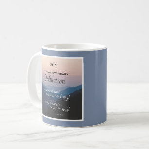 Ordination für das 5. Jubiläum Kaffeetasse