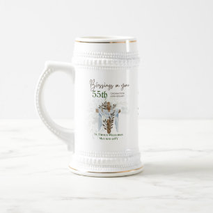 ORDINATION JAHRESTAGUNG PriesterPastor Minister Bierglas