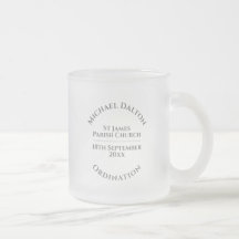 Ordination Mattierter Glass Kaffee Tasse