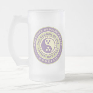 Ordinierter Dudeist-Priester / niederländische Ma Mattglas Bierglas