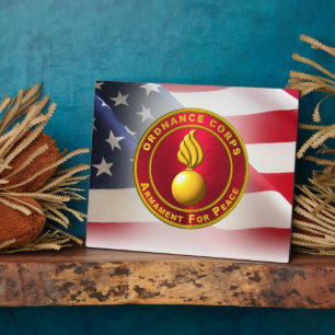 Ordnance Corps Army Veteran Fotoplatte