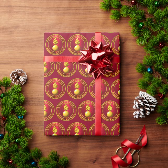 Ordnance Corps  Geschenkpapier (Feiertagsgeschenk)
