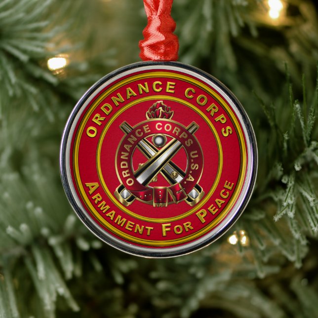 Ordnance Corps Weihnachten Ornament Aus Metall (Baum)