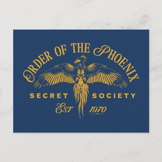 ORDNUNG DER FOENIX Secret Society Graphic Postkarte (Vorderseite)
