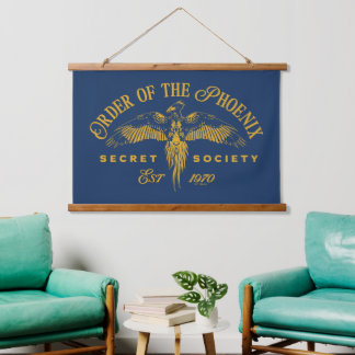 ORDNUNG DER FOENIX Secret Society Graphic Wandteppich Mit Holzrahmen