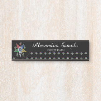 Ordnung des Oststaates Türschild