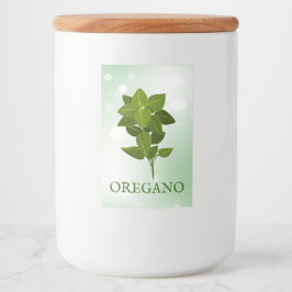 Oregano-Kräuterlabel Lebensmitteletikett