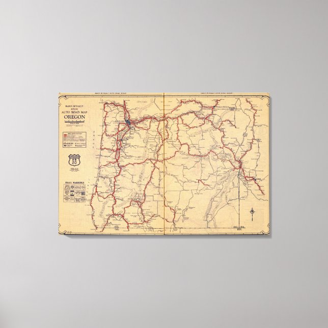 Oregon 6 leinwanddruck (Vorderseite)