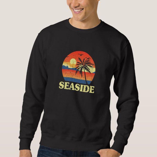 Oregon am Meer oder Sommer schrecklich tropisch ge Sweatshirt (Vorderseite)