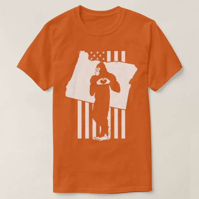 Oregon American Flag T-Shirt (Design vorne)