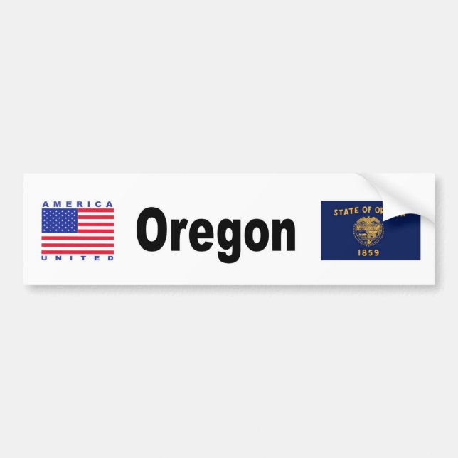 Oregon Autoaufkleber (Vorne)