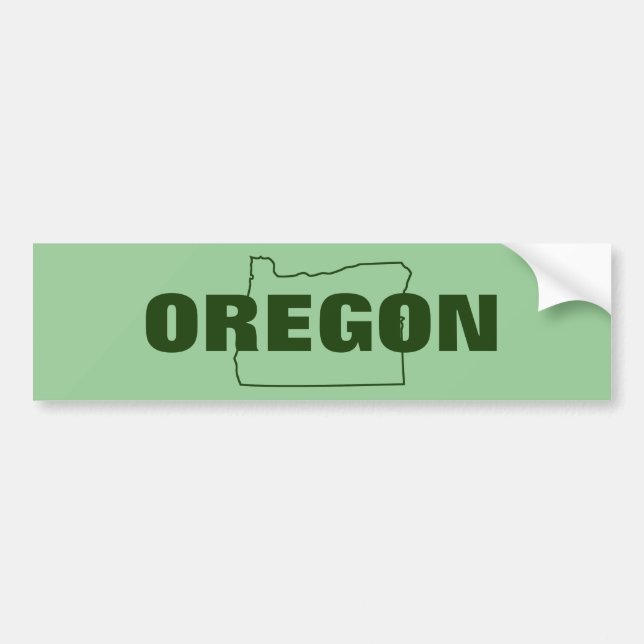 Oregon Autoaufkleber (Vorne)