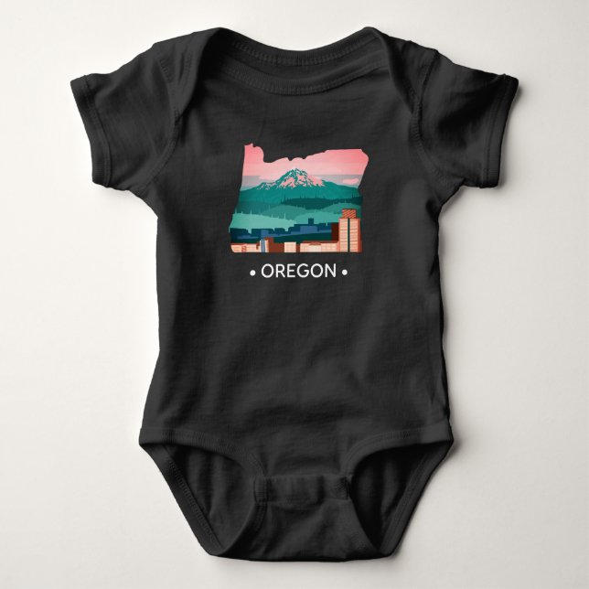 Oregon Baby Bodysuit Strampler (Vorderseite)