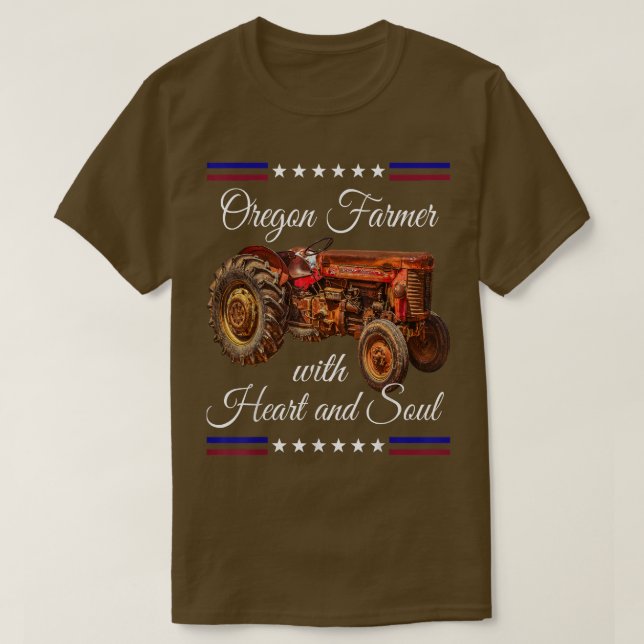 Oregon Bauer Retro T-Shirt (Design vorne)