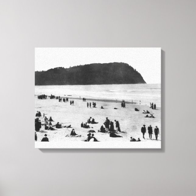 Oregon Beach und Tillamook Head Leinwanddruck (Vorderseite)