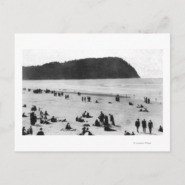 Oregon Beach und Tillamook Head Postkarte (Vorderseite)