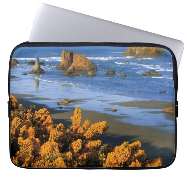 Oregon Beach View in Bandon Laptopschutzhülle (Vorderseite)
