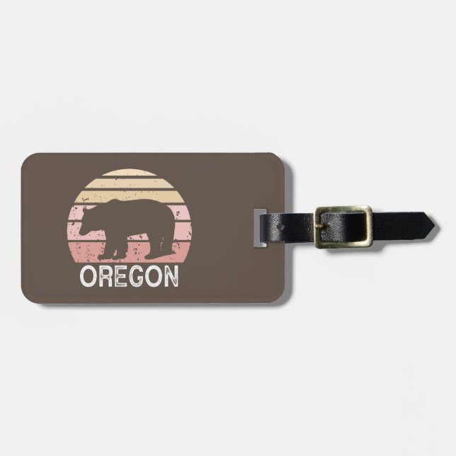 Oregon Bear Gepäckanhänger (Vorderseite horizontal)