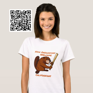Oregon Beaver begrüßt Kalifornien T-Shirt