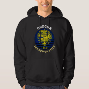 OREGON BEAVER STAAT FLAG HOODIE