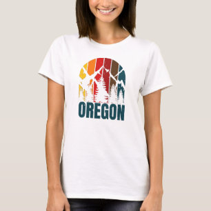 Oregon Berge Retro Vintage T-Shirt