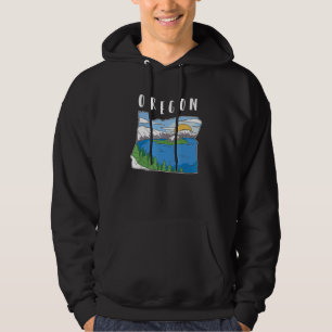 Oregon Bergwelt Landschaft Hoodie
