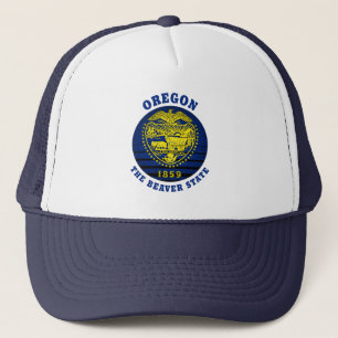 OREGON BIAVER STAAT FLAG TRUCKER HAT TRUCKERKAPPE