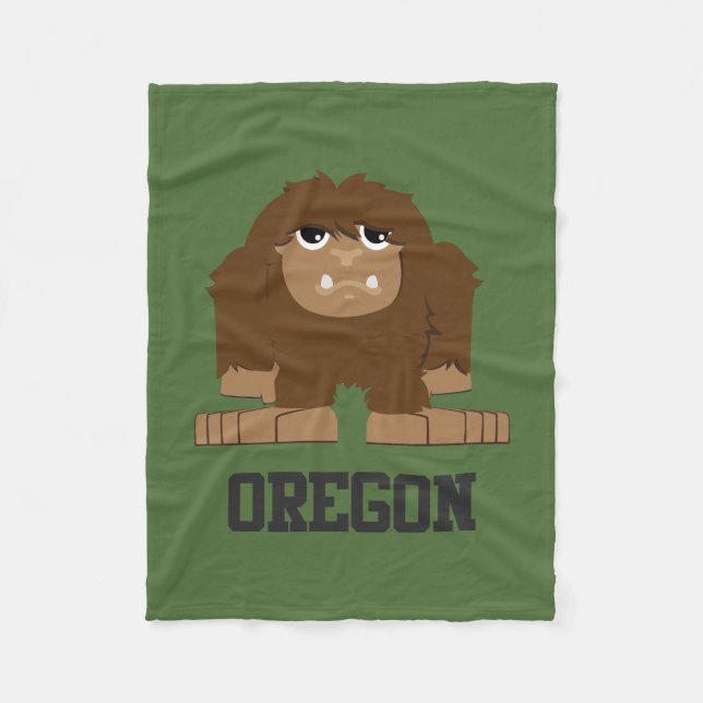 Oregon Bigfoot Fleecedecke (Vorderseite)