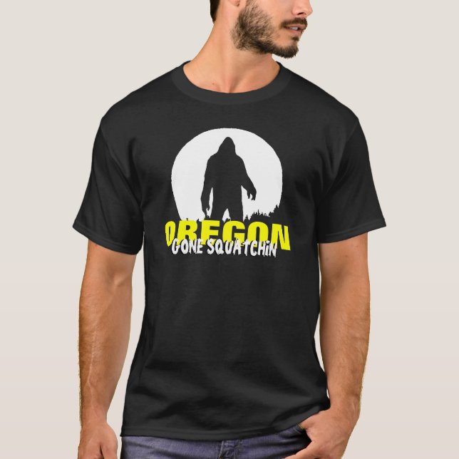 Oregon Bigfoot T Shirt (Vorderseite)