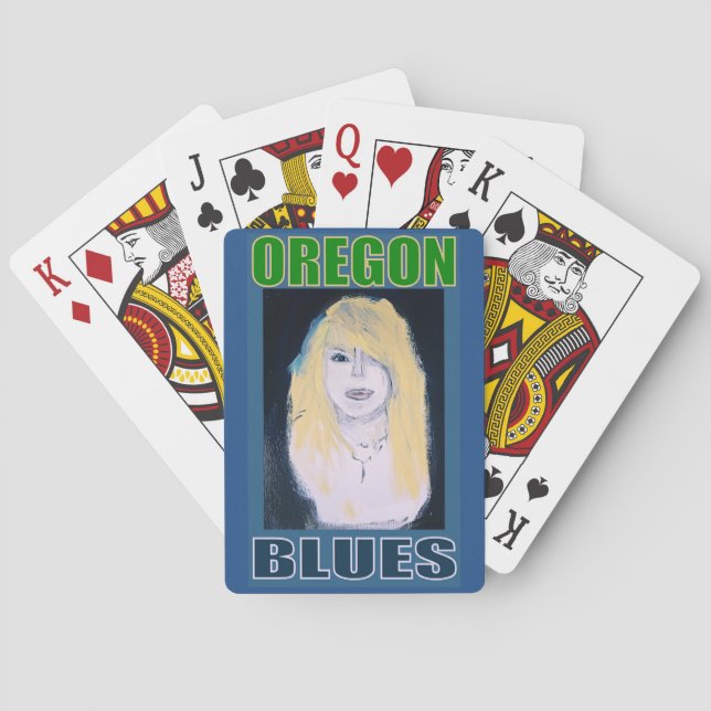 OREGON-BLUES SPIELKARTEN (Rückseite)