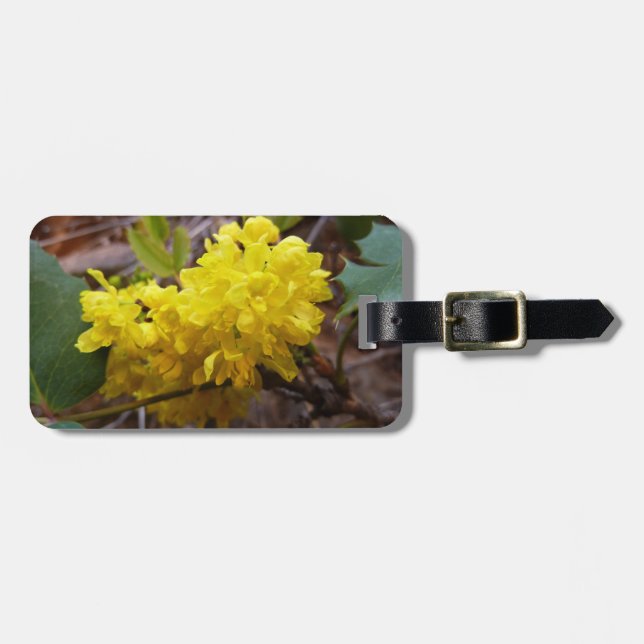 Oregon Blume Gelbe Wildblumen Gepäckanhänger (Vorderseite horizontal)