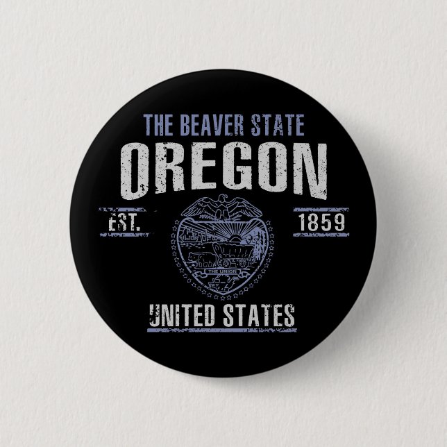 Oregon Button (Vorderseite)