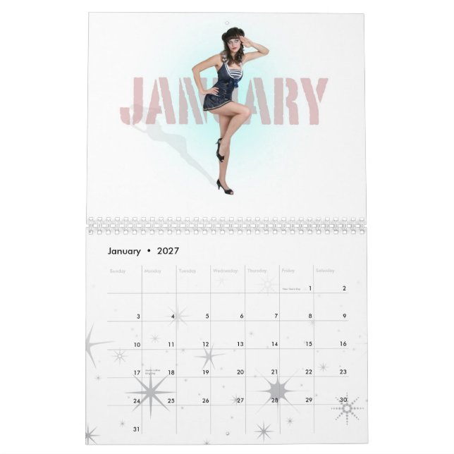 Oregon-Button Ups Kalender (Jan 2027)