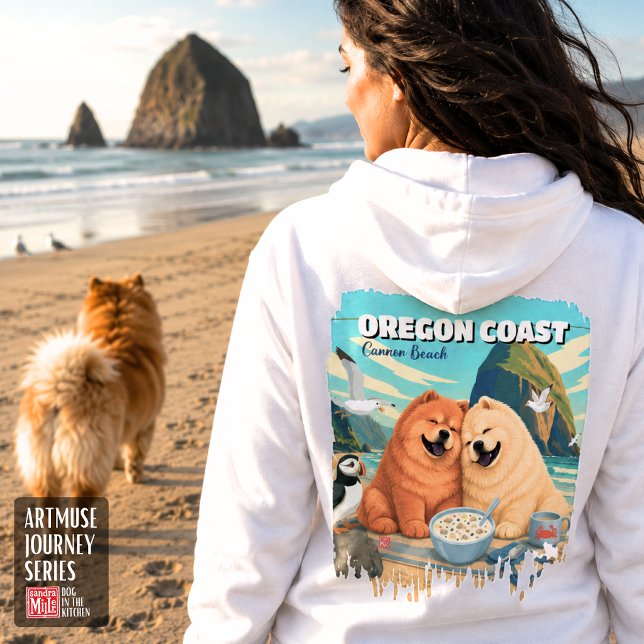 OREGON • Cannon Beach Chow Kapuzenpullover Hoodie (Von Creator hochgeladen)