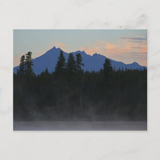 Oregon Cascades in der Morgendämmerung Postkarte