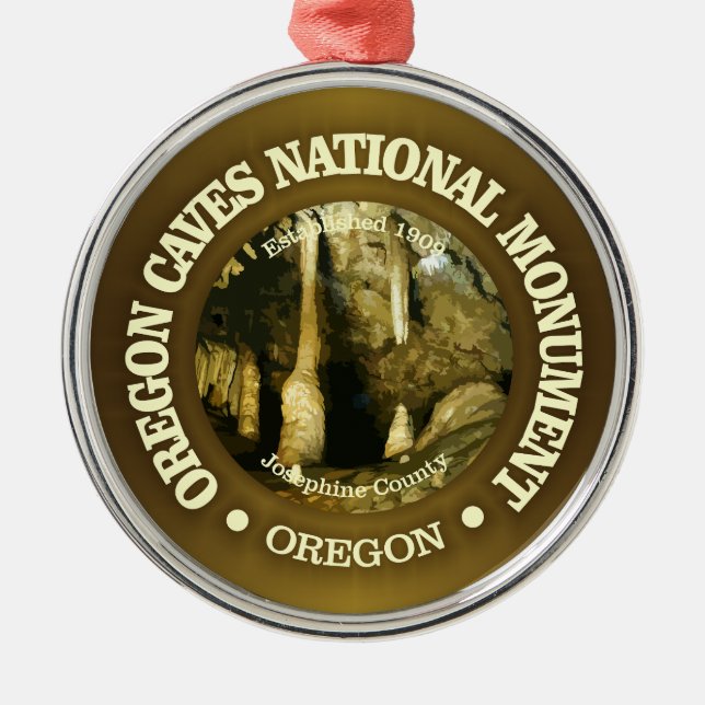 Oregon Caves (NM) Ornament Aus Metall (Vorne)