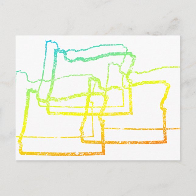 Oregon Chillout Postkarte (Vorderseite)