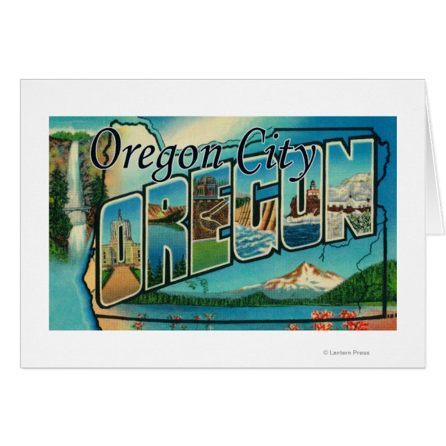 Oregon City, OregonLarge Letter ScenesCity, OR (Vorderseite (Horizontal))