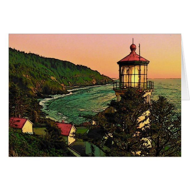 Oregon Coast Card (Vorderseite (Horizontal))