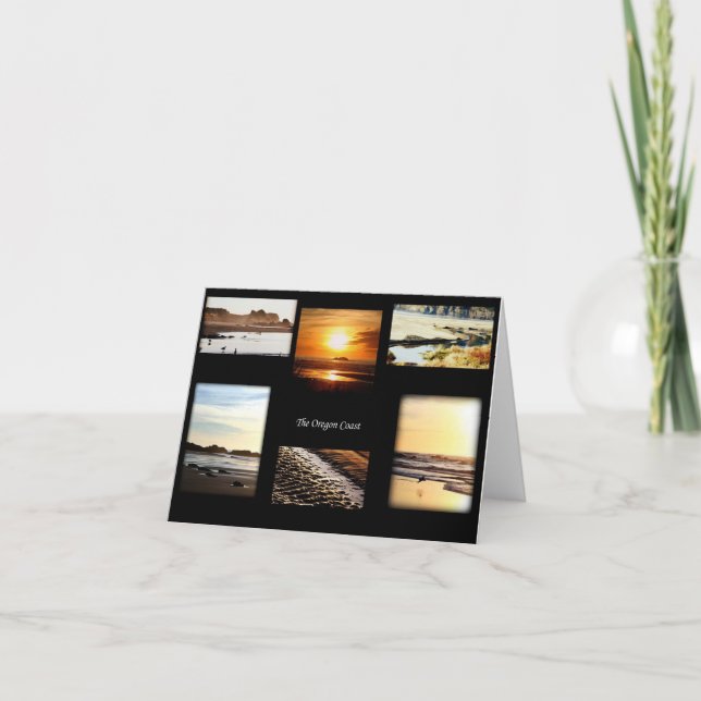 Oregon Coast Karte (Vorderseite)