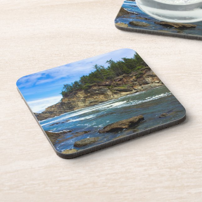 Oregon Coast Ocean Untersetzer Set (Linke Seite)