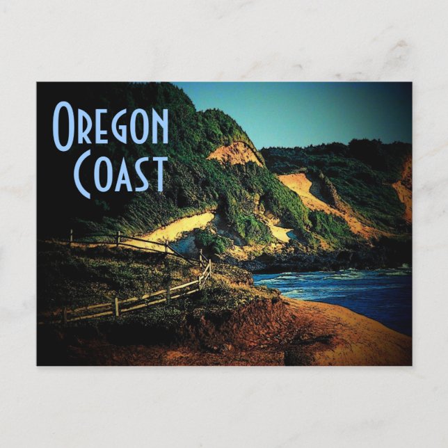 Oregon Coast Postcard Postkarte (Vorderseite)