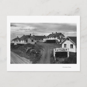 Oregon Coast Schellenbergers Ocean View Hütten Postkarte