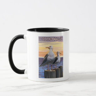 Oregon Coast Sea Gulls Tasse
