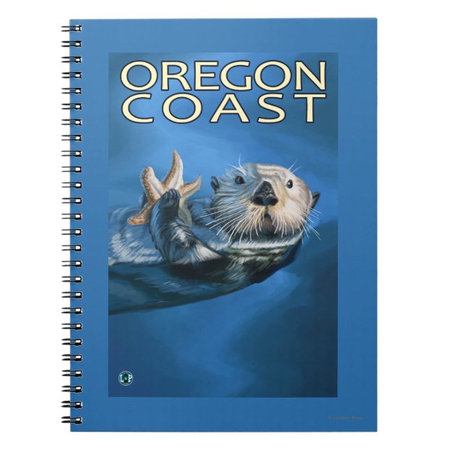 Oregon Coast Sea Otter Notizblock (Vorderseite)
