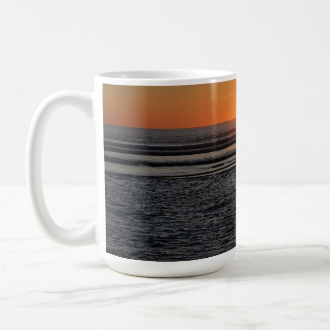 Oregon Coast Sunset Foto Kaffee Tasse (Links)