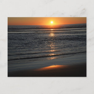 Oregon Coast Sunset Postcard Postkarte