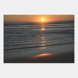 Oregon Coast Sunset Wrapping Paper Geschenkpapier Set
